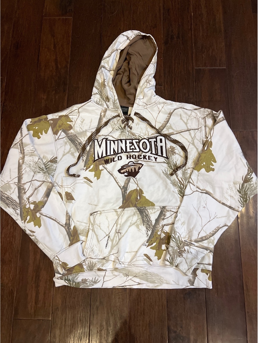 Minnesota Wild Real Tree Hockey Hoodie